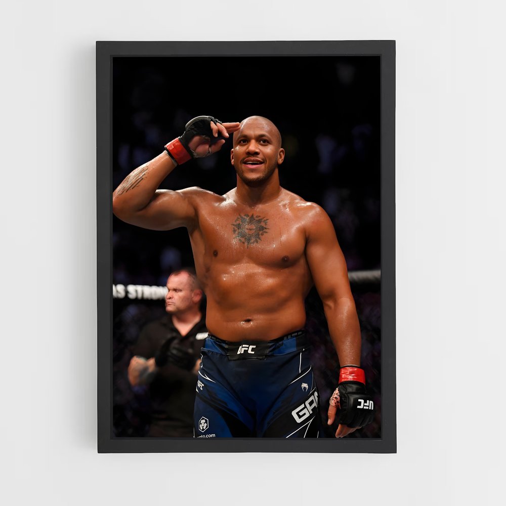 Poster Ciryl gane – affiche MMA (vue 2)
